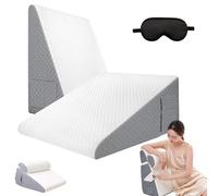 Qosigote The Hiquo Wedge Pillow, Wedge Pillow For Bed Adult, 3-In-1 Memory Foam Sleeping Support Pillows, Adjustable Beds Wedges Sitting Up In Beds