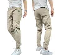 Qosigote Vogany Cargo Pants,Vogany Comfortable Cargo Pants with Great Storage Capacity, Loose & Casual, Lightweight Fast Dry Stretch Sweatpants for Men Travel Hiking (Khaki,31(65-70kg))