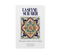 QOTOPGPG Poster su tela La Seyne-sur-Mer, Provenza-Alpi-Costa Azzurra, decorazione per camera da letto, ufficio, camera da letto, regalo, 30 x 45 cm