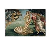 QOTOPGPG Stampa artistica su tela, motivo: La nascita di Venere, Nascita Di Venere 1485, Sandro Botticelli, decorazione artistica da parete per soggiorno e camera da letto, 60 x 90 cm