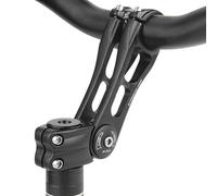 Qoukonao Attacco manubrio per mountain bike, 31,8 mm, accessorio per bicicletta in lega di alluminio, per gite di gruppo, pendolari in città, per attività all'aperto, per allenamento a lungo raggio