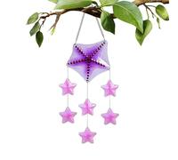 Qoukonao Campanelli a per esterni, decorazione per esterni in colorato, decorazione da giardino a forma di tartaruga marina, decorazioni da giardino, decorazioni esterne per casa, cortile