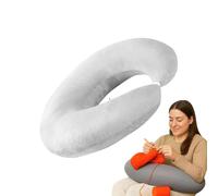 Qoukonao Cuscino Sostegno per Braccio | Supporto per Laptop | Cuscino Ergonomico a Forma di U per Lettura Lavoro Bambini Televisione Divano Uncinetto e Tutti
