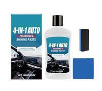 Qoukonao Detergente per interni auto, 100 g, con effetto duraturo, pulitore per auto, per cruscotto, sedili in pelle, pannelli rigidi per la cura 'auto