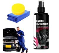 Qoukonao Sgrassatore Motore Ad Alta Resistenza | 100 ml Sgrassatore Motore Spray | per la Pulizia 'Automobile | per la Pulizia di Olio Lavaggio Macchina Parti Auto Camion Moto Compartimento