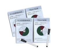 Qoukonao Volleyball Track | Allenamento Strategico Schemi di Rotazione,Attrezzatura Allenamento Libro Registro Prestazioni Cancellabile
