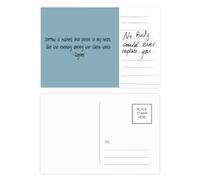 Qoutes - Cartolina con cuore che guarisce il dolore e il silenzio di persone famose, per anniversario