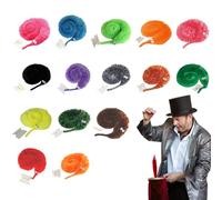QOWIJEX 15 Pezzi Giocattoli Magici Del Verme,Giochi di Magia,Twisty Fuzzy Giocattolo A Forma Di Verme,Giocattolo Peluche per Gioco Magia,Bambini Giochi,Gatti Interattivi Giocattoli