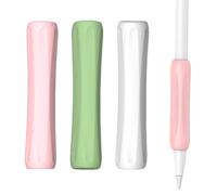 QOWIJEX 3 Pezzi Grip Compatibile con Apple Pencil 1st e 2nd, Supporto in Silicone Premio, Ergonomico Holder Accessori per iPencil