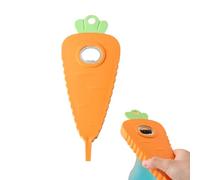 QOWIJEX Apribarattoli, Apriscatole Professionale, Multifunzione 3 in 1 Apribarattoli Manuale Utensili da Cucina per Ristorante, Bar, Anziani, Donne, Bambini, Artrite Malati-Carota