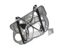 QOWIRUT Alzavetro Elettrico Compatibile Con Per Polo 2002-2005 2006 2007 2008 2009 Regolatore Meccanismo Alzacristalli Portiera Anteriore 6Q4837461 6Q4837462(Front right)