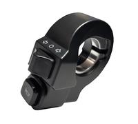 QOWIRUT Moto Accensione Pulsante 22,2 Mm/0,87 Pollici Pulsante di Controllo Luci Clacson Universale per Moto Interruttore Indicatori di Direzione Controller Luci Moto Interruttore Manubrio Moto
