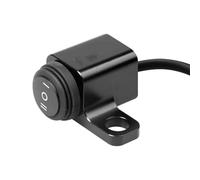 QOWIRUT Moto Accensione Pulsante Diametro 20 Mm Universale Interruttore Manubrio per Scooter Moto Pratico Utile Controller Luci Moto Pulsante Controllo Luci Indicatori Direzione Fendinebbia A 3 Vie