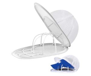 QOWUXHZ 1 Set Forma Del Tappo Della Lavatrice, Supporto Cappelli Smontabile Bianco E Copricapo Bianco, Per Organizzare Cappelli In Casa O In Viaggio