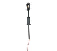 QOXEZY 1:100 Bianco Caldo LED Lampioni Della Lampada Modello Railway Street Lights per HO OO N Scale Treno Layouts Città Scene 10pcs