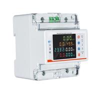 QOXEZY 100A 4P Wireless Overload Protector Schermo a Colori Interruttore | Monitora e gestisci il tuo consumo di elettricità da remoto con questa protezione da sovraccarico wireless dotata di display