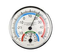 QOXEZY 3/6/9 pezzi 2 in 1 termometro igrometro per interni ed esterni, senza fili, misurazione della temperatura e dell'umidità dell'aria, igrometro analogico per interni ed uffici, casa, esterni