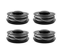 QOXEZY 4 pz Strimmer Spool & Line per Einhell GC-ET 4530 Trimmer Stringa, Doppio Autofeed Bobine di Ricambio Trimmer Ricariche
