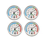 QOXEZY 4Pcs 2in1 Wireless Temperatura Umidità Meter Indoor Outdoor Igrometro Termometro Monitor Analogico Baby Room Serra