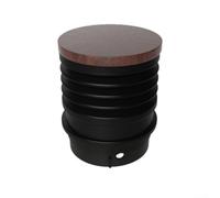 QOXEZY Accessori in silicone e coperchio in alluminio, per modelli di macinino espresso, versamento e pressa, riduzione della ritenzione, set completo con coperchio in legno, parti di precisione