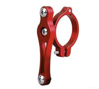 QOXEZY Adattatore per portabottiglie in alluminio, supporto per tazza per manubrio di biciclette e scooter, regolabile per tubi da 19-33 mm, accessorio leggero e robusto per gabbia per bevande per