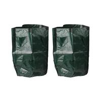 QOXEZY Borsa per piantare fragole multi-tasca, 35 x 45 cm, riutilizzabile, in polietilene, con design da appendere, per uno sviluppo sano delle radici e un facile raccolto