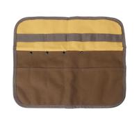 QOXEZY Borsa portautensili portatile multi-tasca per utensili da barbecue, borsa per attrezzi da viaggio in tela resistente, per campeggio, picnic e cucina all'aperto