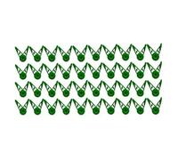 QOXEZY Clip di piegatura per piante (set da 40 pezzi), regolabili a 360 gradi per un flusso d'aria ottimale e l'esposizione alla luce, strumenti per l'addestramento delle piante in plastica verde