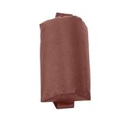 QOXEZY Comodo cuscino poggiatesta imbottito in spugna per sedie da giardino e patio, design a rete 3D traspirante con rivestimento sfoderabile (caffè)