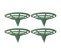 QOXEZY Confezione da 4 vassoi in plastica per meloni e piccoli frutti, melone, anguria, zucca e fragole, sollevatore per frutta da giardino, 20 x 16 x 9 cm