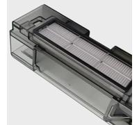 QOXEZY Contenitore antipolvere trasparente per Dreame D20 Pro Plus e D20 Ultra, Debin visibile con chiusura a sgancio rapido, pannello di accesso laterale per una manutenzione efficiente del robot