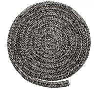 QOXEZY Corda in fibra di vetro da 68 mm con guarnizione per stufa, in legno con 68 mm e fibra di vetro realizzata in legno e vetro, per una lunga durata di combustione delle porte della stufa (18 mm)