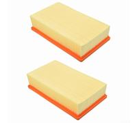QOXEZY Filtro piatto pieghettato, per Hilti VC 20 U VC 40 UM (LF 4), filtri piatti di ricambio per aspirapolvere a secco umido (2 pezzi)