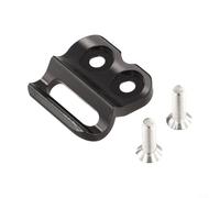 QOXEZY Forcellino deragliatore anteriore in lega di alluminio CNC, per biciclette da strada giganti, staffa di montaggio con distanza tra i fori di 16 mm, adattatore nero per cambio di marcia preciso