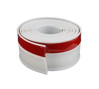 QOXEZY Guarnizione per porta del garage, multiuso, 300 cm, realizzata in gomma, questa flessibilità garantisce prestazioni ottimali tutto l'anno (bianco)