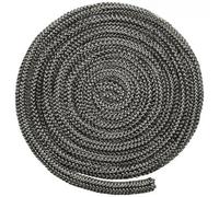 QOXEZY Guarnizione per porta della stufa in fibra di vetro, diametro 1416 mm, con legno e stufa, realizzata in legno e fibra di vetro, realizzata con le immagini mostrate (16 mm)