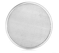 QOXEZY Home Pizza Mesh Tray 30,5 cm Easy Clean Design (20,3 cm) | Distribuzione uniforme del calore, impedisce centri inzuppati, diametro 30,5 cm, alluminio leggero, lavabile in lavastoviglie