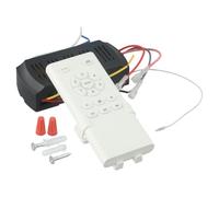 QOXEZY Interruttore ricevitore 90-300V kit telecomando luce ventilatore | Questo kit ricevitore consente di regolare il ventilatore a soffitto e la luce da oltre 30 metri di distanza.