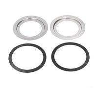 QOXEZY Kit adattatore per smaltimento rifiuti alimentari in acciaio inossidabile da 140 mm con guarnizioni in silicone per lavello da cucina 304 grado resistente alla ruggine durevole connessione