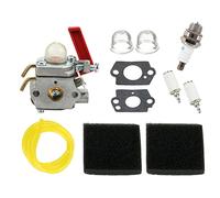 QOXEZY Kit carburatore per Homelite B25C Bc2500R D725Cd D825Sb F2020 F3040 F3050, carburatore con filtri aria, tazze olio, guarnizioni, filtri carburante, scintille, tubo carburante, kit gasdotto