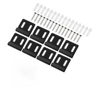QOXEZY Kit di supporto per specchio in acciaio inox, staffe di montaggio a | Queste robuste staffe in acciaio inossidabile supportano saldamente specchi e cornici pesanti sulle pareti del bagno o della