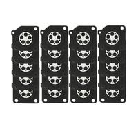 QOXEZY Kit diaframma di misurazione carburatore (20 pezzi) compatibile con C1U - Attacco diretto per parte OEM A015010, per costruzione durevole in tessuto-gomma, 1 x 1,2 pollici