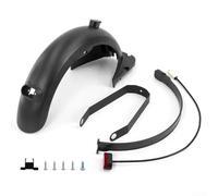 QOXEZY Kit parafango scooter elettrico per Ninebot Max G30, ABS per parafango con staffa fanale posteriore LED ad alta luminosità, per paraspruzzi e set di montaggio parafango posteriore (H)