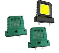 QOXEZY Lampada di ispezione LED 21 V lanterna da campeggio 14 W confezione | Questa lampada compatta a LED da quattordici watt fornisce un'illuminazione luminosa utilizzando i tuoi pacchetti da venti