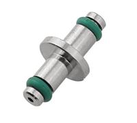 QOXEZY Manometro residuo per immersioni con filettatura interna della valvola di sfiato 7/16-20UNF, compatibile con attrezzature tecniche e ricreative, argento