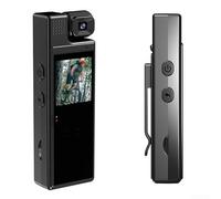QOXEZY Mini macchina fotografica girevole del corpo 1080P per la macchina fotografica digitale compatta di visione notturna per sport e uso di applicazione della legge