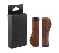 QOXEZY Montagna in gomma con bloccaggio in tinta unita per impugnature per bici, impugnature ergonomiche antiscivolo ammortizzanti per manubri di diametro 22,2 mm