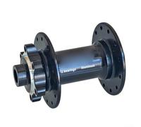 QOXEZY Mozzo per cuscinetti bici a 24 fori per raggi 11/12 velocità, cuscinetti sigillati, freno a disco a 6 bulloni, per asse anteriore e posteriore da 12 mm (mozzo anteriore)