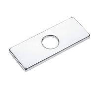 QOXEZY Piastra per rubinetto in acciaio inossidabile 304, copertura per foro della piastra di base del rubinetto, piastra di copertura per rubinetto per bagno, lavandino, miscelatore per WC, cucina,