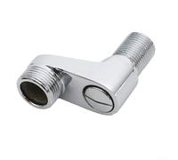 QOXEZY Raccordi a gomito ad angolo a 4 punti, riduttore ispessito per un fissaggio sicuro tra soffione doccia e impianto idraulico standard, design funzionale per accessori rubinetto e soffione doccia
